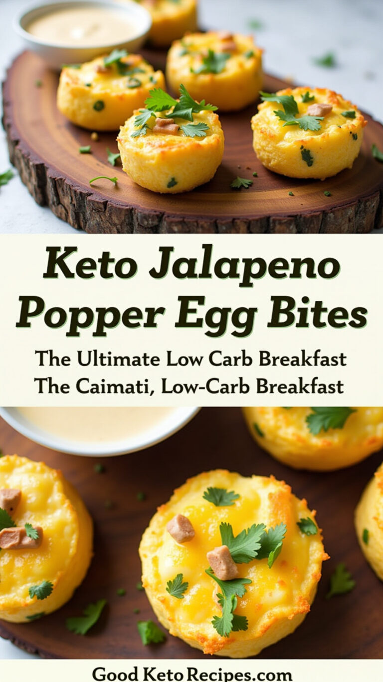 Keto Jalapeno Popper Egg Bites: The Ultimate Low-Carb Breakfast