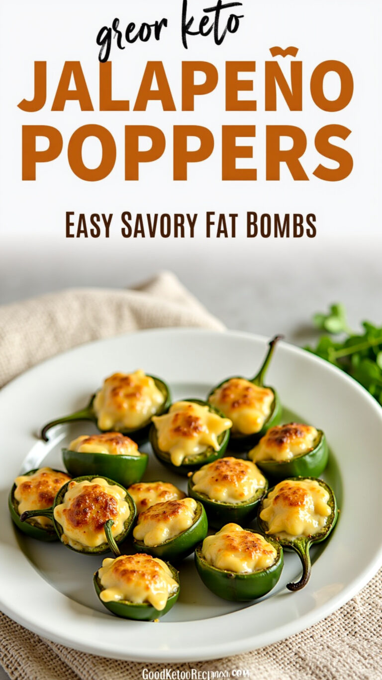 Keto Jalapeño Poppers: Easy Savory Fat Bombs