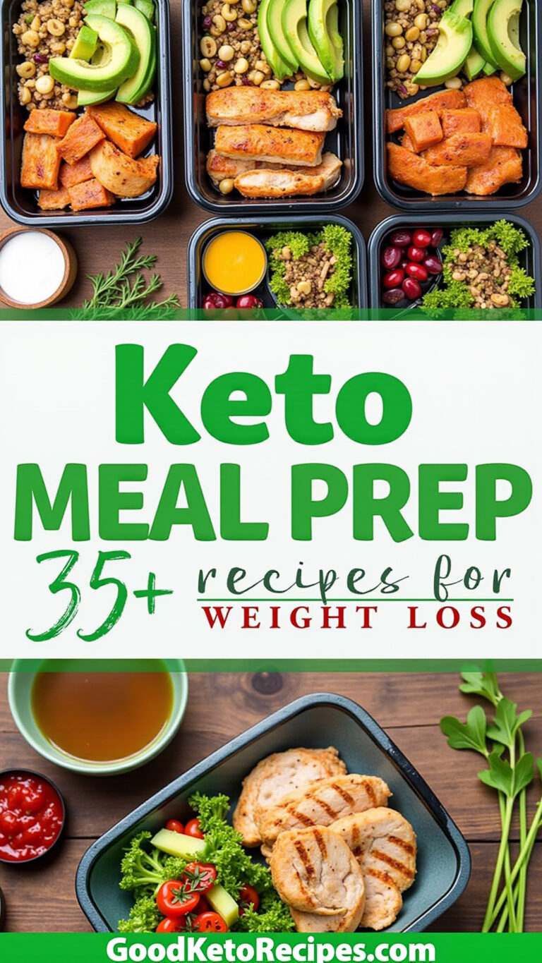 Keto Meal Prep: 35+ Recipes for Weight Loss