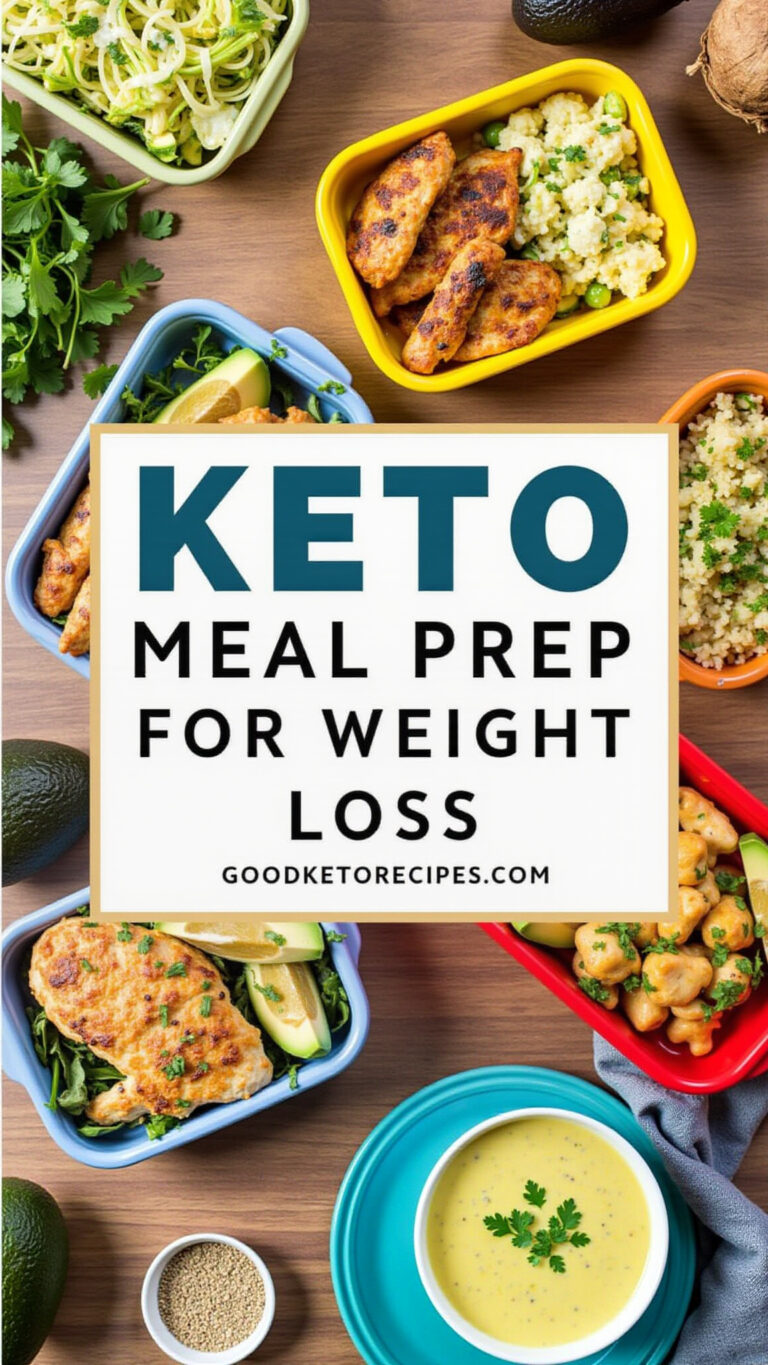 Keto Meal Prep for Weight Loss