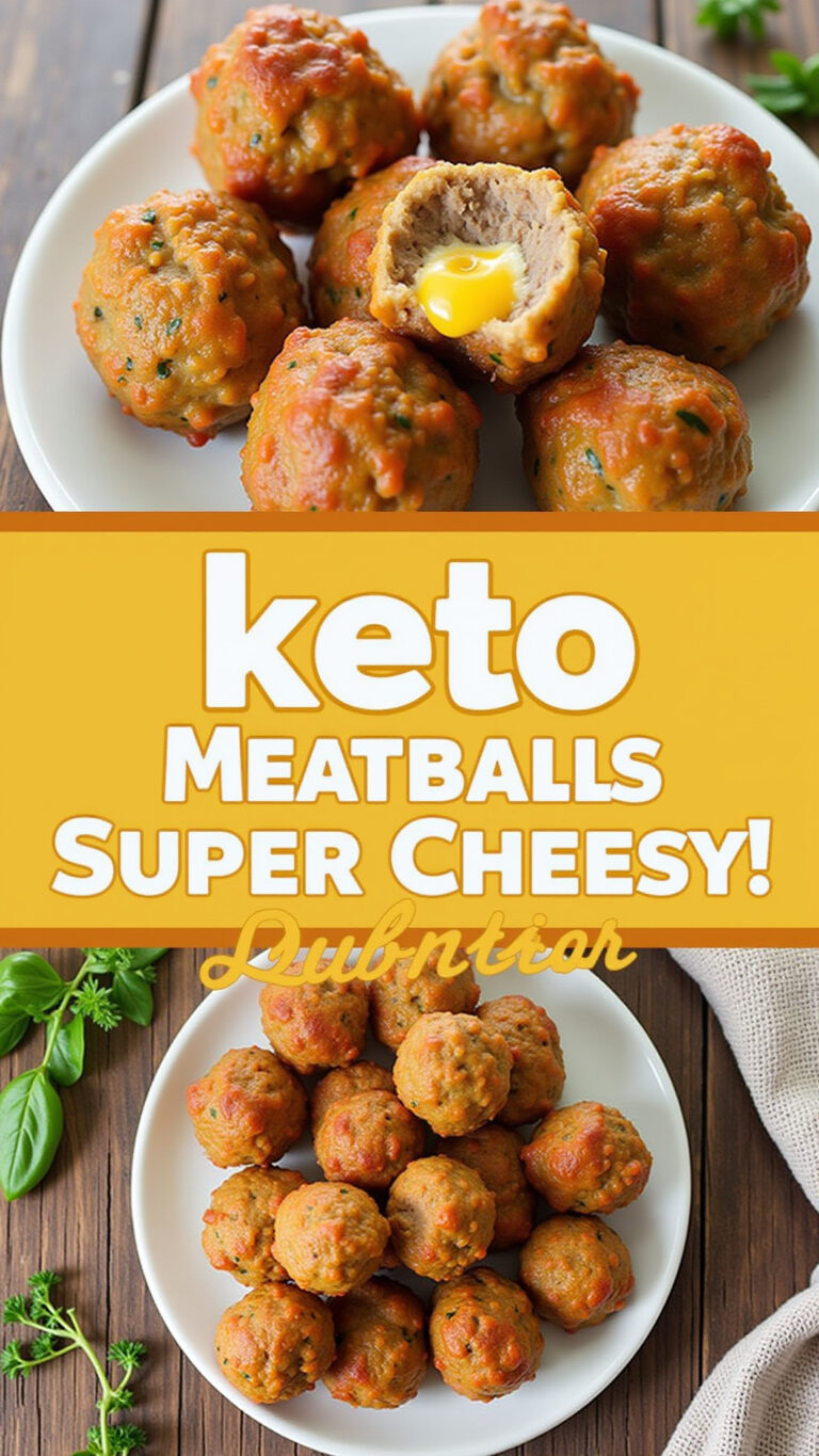 Keto Meatballs: Super Cheesy!