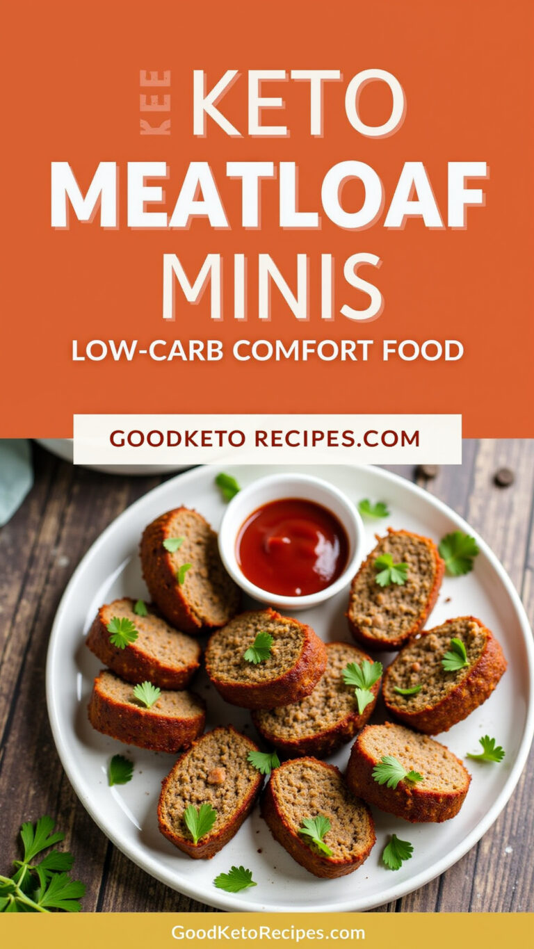 Keto Meatloaf Minis: Low-Carb Comfort Food