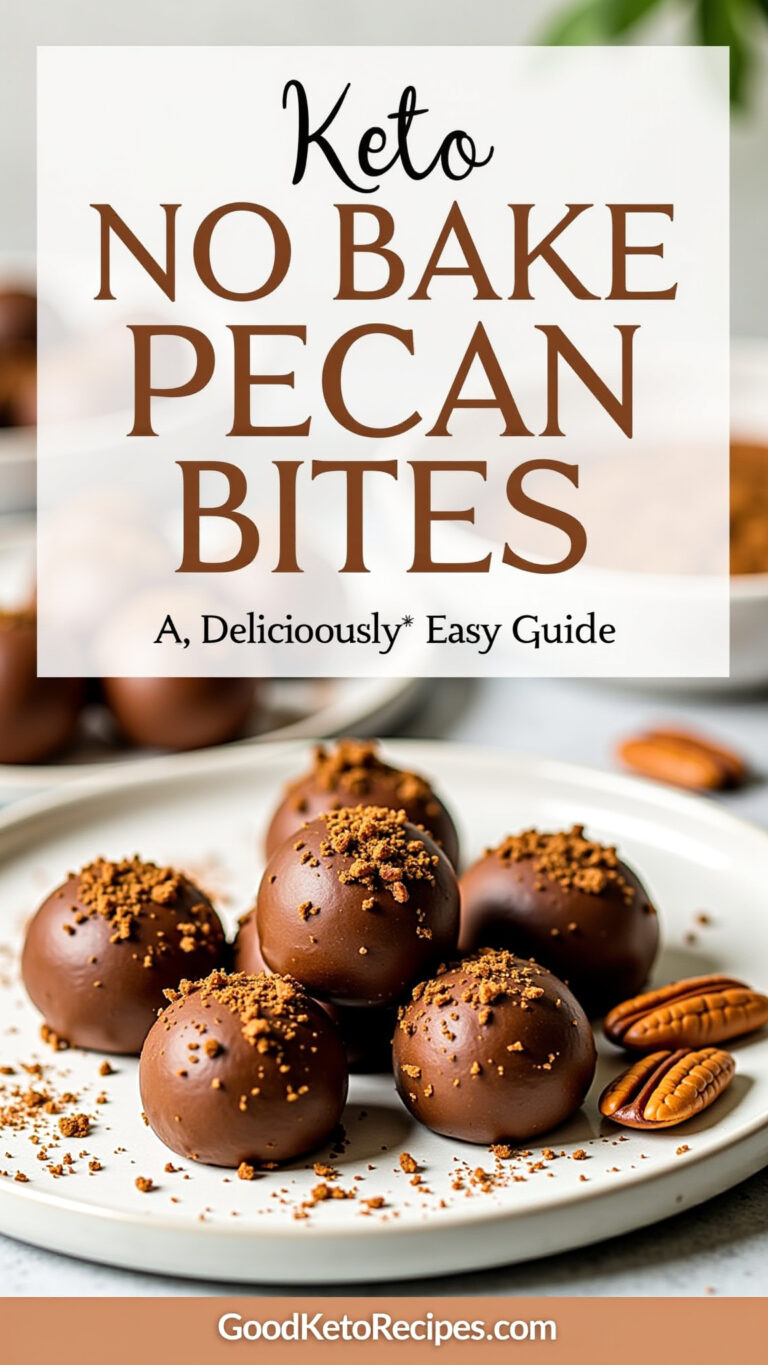 Keto No-Bake Pecan Brownie Bites: A Deliciously Easy Guide