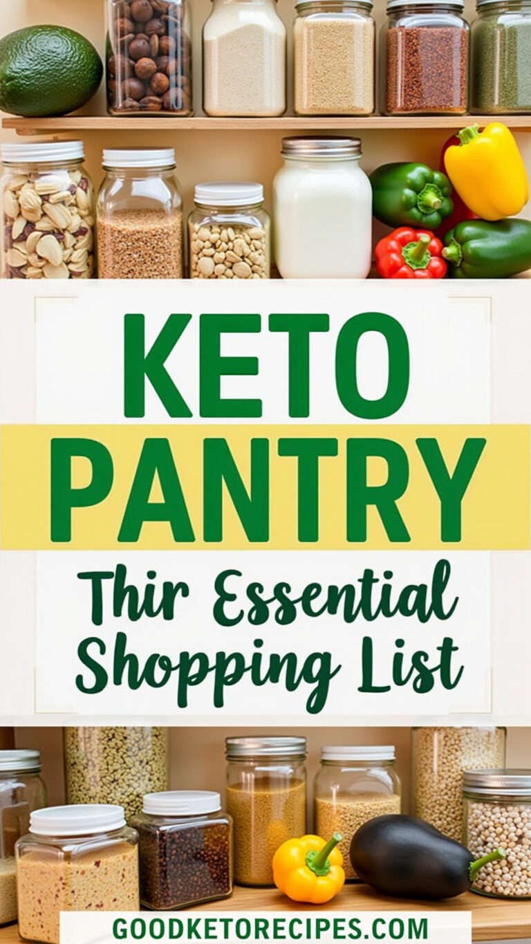 Keto Pantry: Your Essential Shopping List