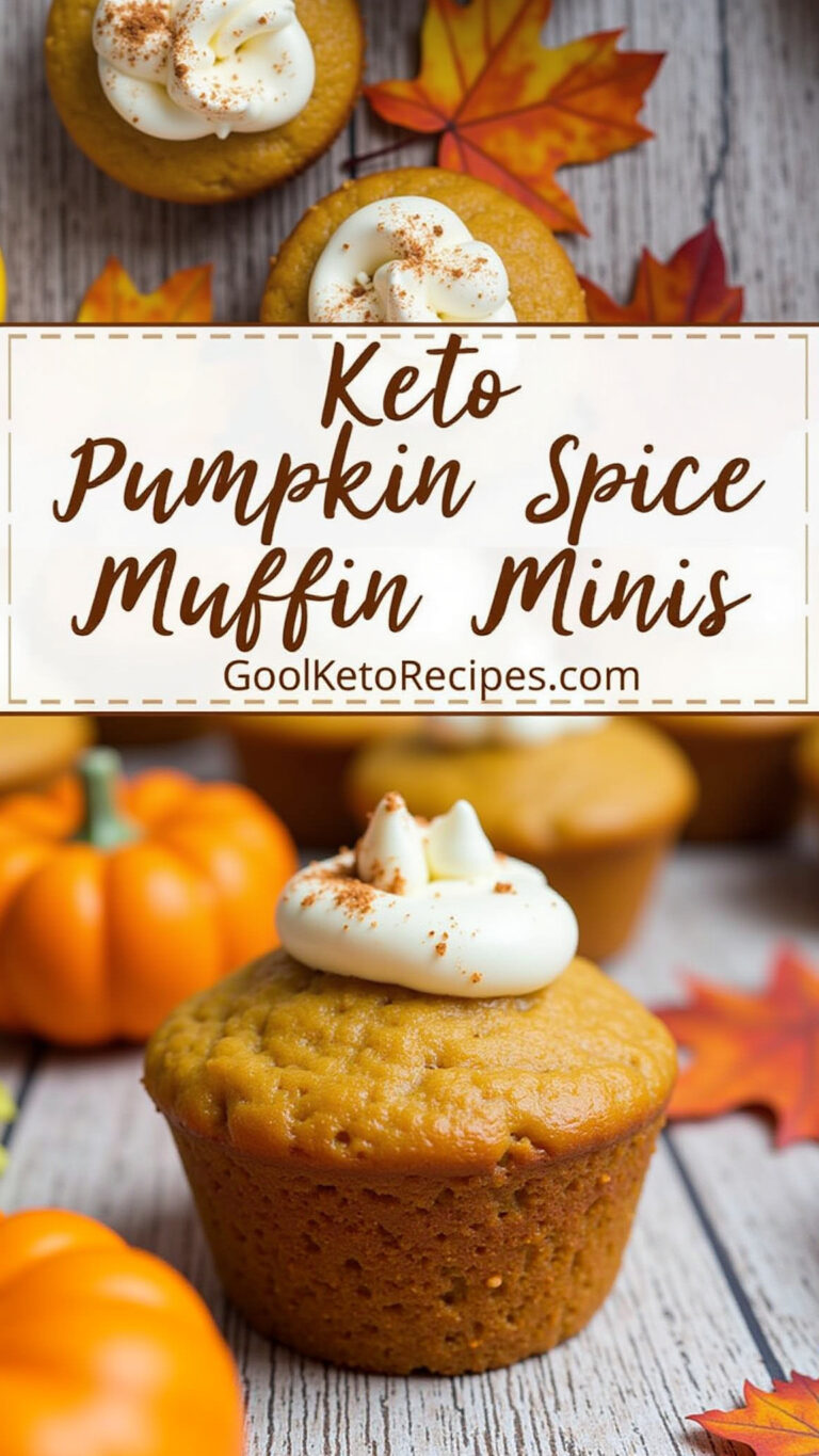 Keto Pumpkin Spice Muffin Minis