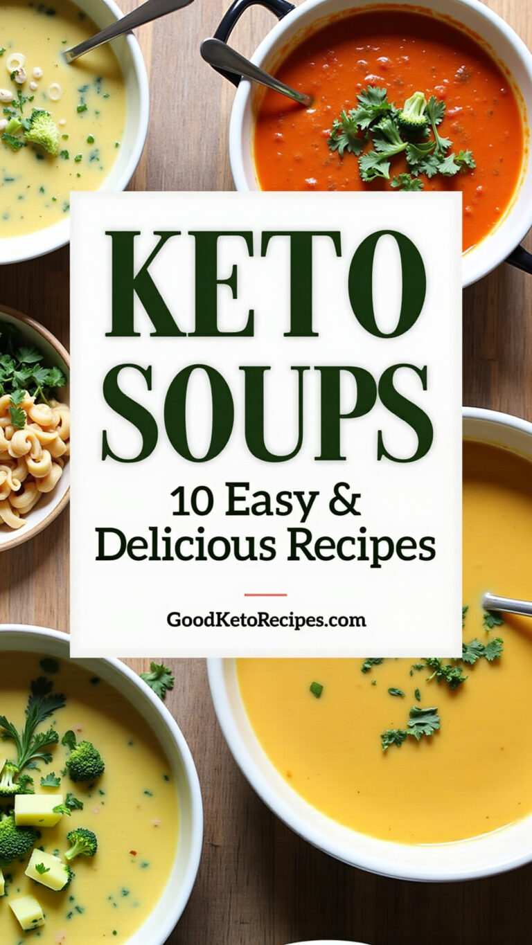 Keto Soups: 10 Easy & Delicious Recipes