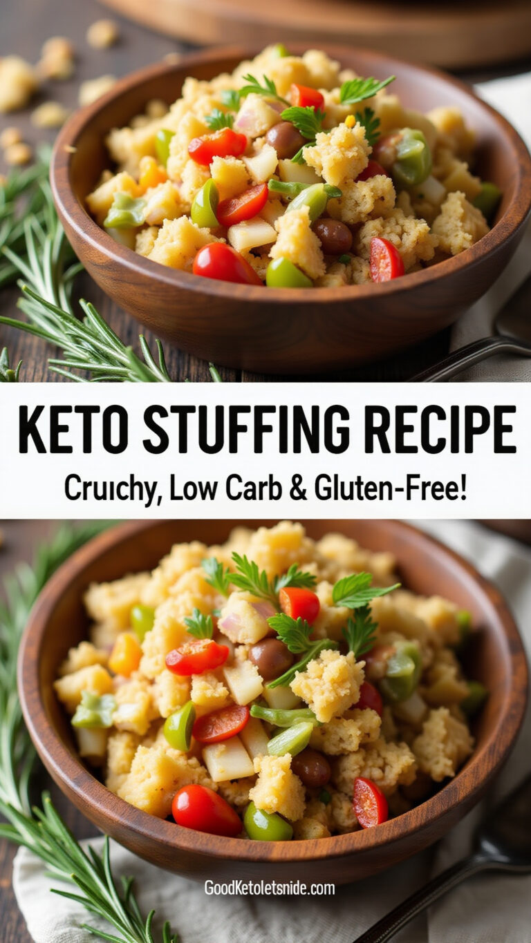 Keto Stuffing Recipe: Crunchy, Low Carb & Gluten-Free!