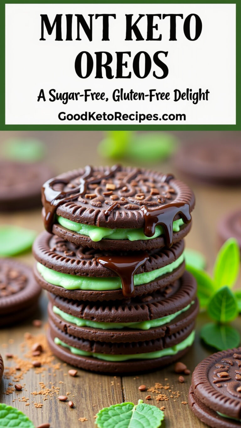 Mint Keto Oreos: A Sugar-Free, Gluten-Free Delight
