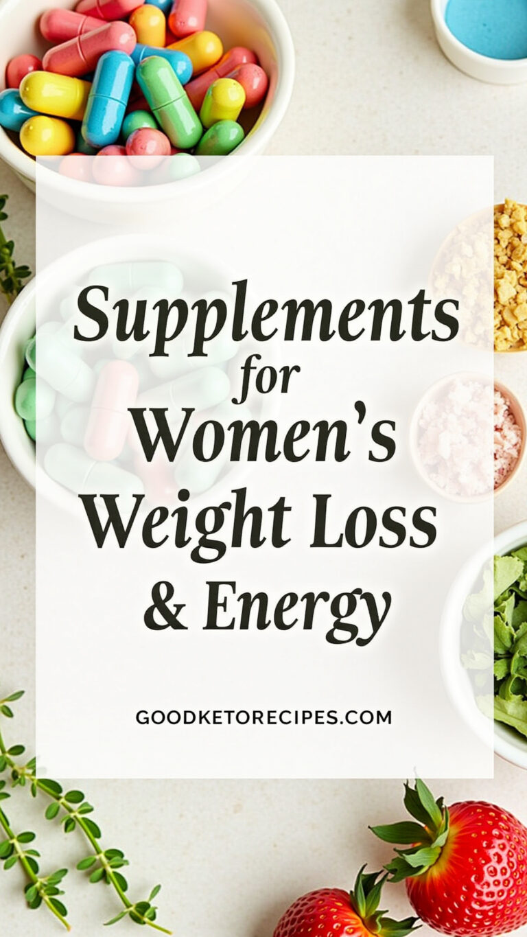 Supplements for Women’s Weight Loss & Energy