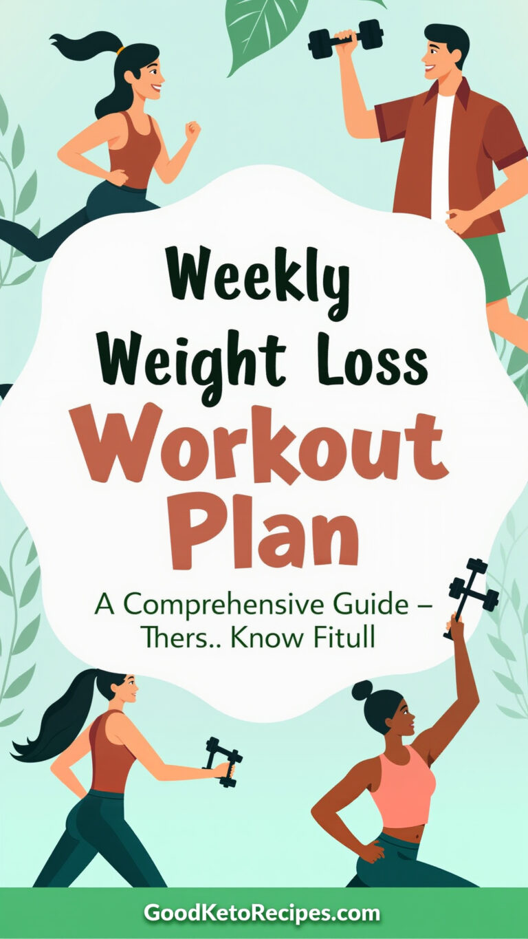 Weekly Weight Loss Workout Plan: A Comprehensive Guide